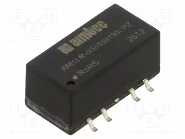 DC/DC MUUNNIN - 1W - TULOJÄNNITE 4,75÷5,25VDC - LÄHTÖJÄNNITE 5VDC - ITULO: 290MA - DC/DC muuntimet - AM1LR-0505SH30LPZ - 1