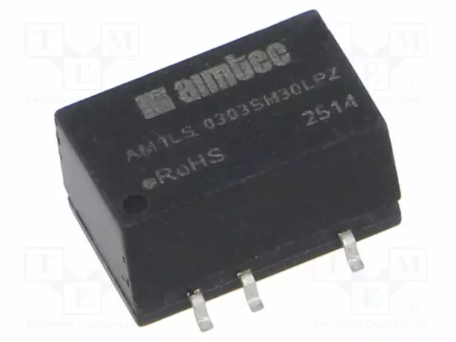 DC/DC MUUNNIN - 1W - TULOJÄNNITE 2,97÷3,63VDC - LÄHTÖJÄNNITE 3,3VDC - ITULO: 370MA - DC/DC muuntimet - AM1LS-0303SH30LPZ - 1