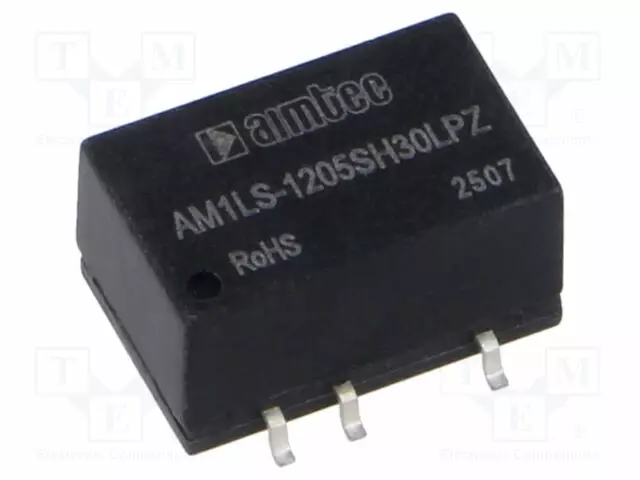 DC/DC MUUNNIN - 1W - TULOJÄNNITE 10,8÷13,2VDC - LÄHTÖJÄNNITE 5VDC - ITULO: 99MA - SMD - DC/DC muuntimet - AM1LS-1205SH30LPZ - 1