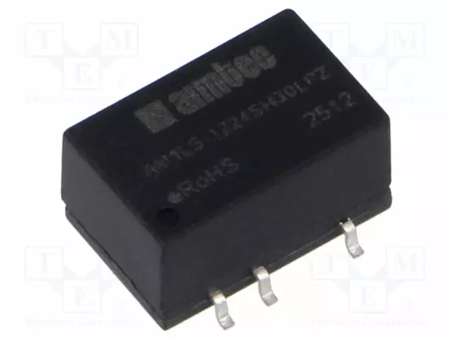 DC/DC MUUNNIN - 1W - TULOJÄNNITE 10,8÷13,2VDC - LÄHTÖJÄNNITE 24VDC - ITULO: 99MA - DC/DC muuntimet - AM1LS-1224SH30LPZ - 1