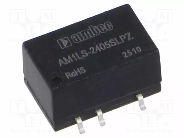 DC/DC MUUNNIN - 1W - TULOJÄNNITE 21,6÷26,4VDC - LÄHTÖJÄNNITE 5VDC - ITULO: 51MA - SMD - DC/DC muuntimet - AM1LS-2405SLPZ - 1