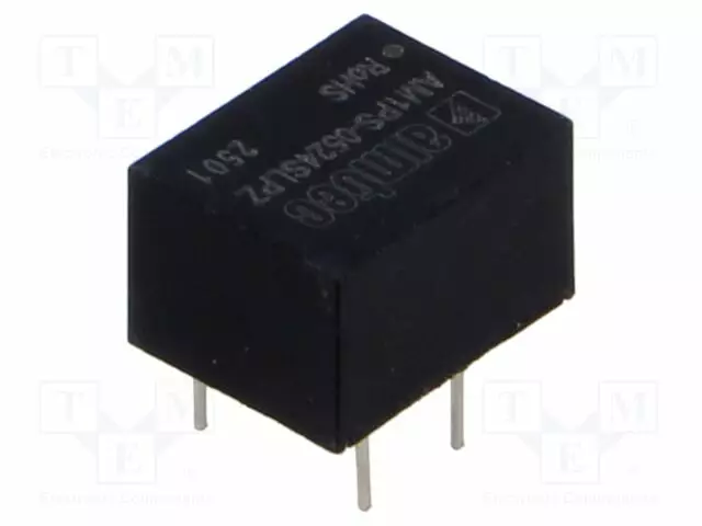 DC/DC MUUNNIN - 1W - TULOJÄNNITE 4,5÷5,5VDC - LÄHTÖJÄNNITE 24VDC - ITULO: 230MA - DIP8 - DC/DC muuntimet - AM1PS-0524SLPZ - 1
