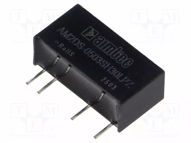 DC/DC MUUNNIN - 2W - TULOJÄNNITE 4,5÷5,5VDC - LÄHTÖJÄNNITE 3,3VDC - ITULO: 506MA - DC/DC muuntimet - AM2DS-0503SH30LPZ - 1