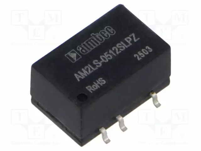 DC/DC MUUNNIN - 2W - TULOJÄNNITE 4,5÷5,5VDC - LÄHTÖJÄNNITE 12VDC - ITULO: 471MA - SMD - DC/DC muuntimet - AM2LS-0512SLPZ - 1