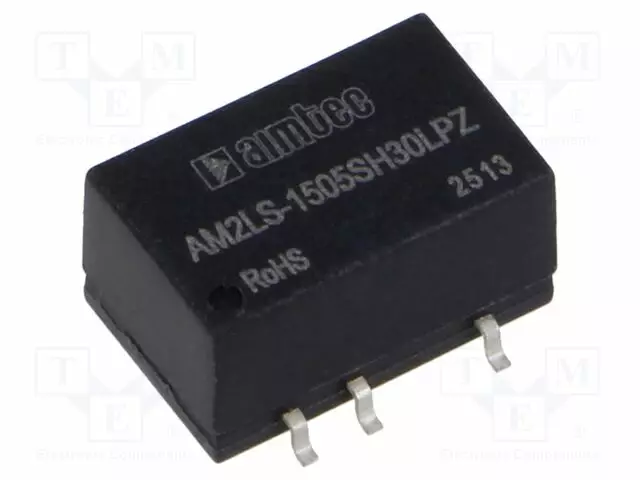 DC/DC MUUNNIN - 2W - TULOJÄNNITE 13,5÷16,5VDC - LÄHTÖJÄNNITE 5VDC - ITULO: 161MA - DC/DC muuntimet - AM2LS-1505SH30LPZ - 1