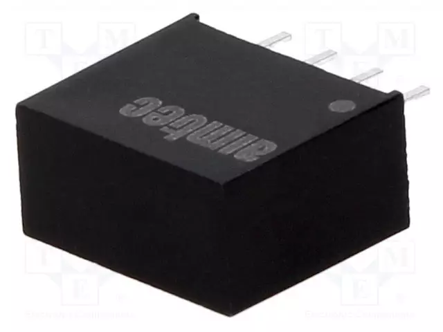 DC/DC MUUNNIN - 0,25W - TULOJÄNNITE 10,8÷13,2VDC - LÄHTÖJÄNNITE 12VDC - ILÄH: 21MA - DC/DC muuntimet - AM14S-1212SZ - 1