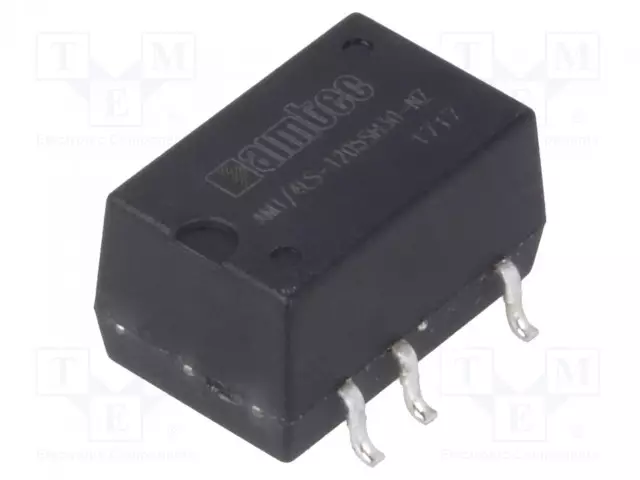 DC/DC MUUNNIN - 0,25W - TULOJÄNNITE 10,8÷13,2VDC - LÄHTÖJÄNNITE 5VDC - ILÄH: 50MA - DC/DC muuntimet - AM14LS-1205SH30NZ - 1