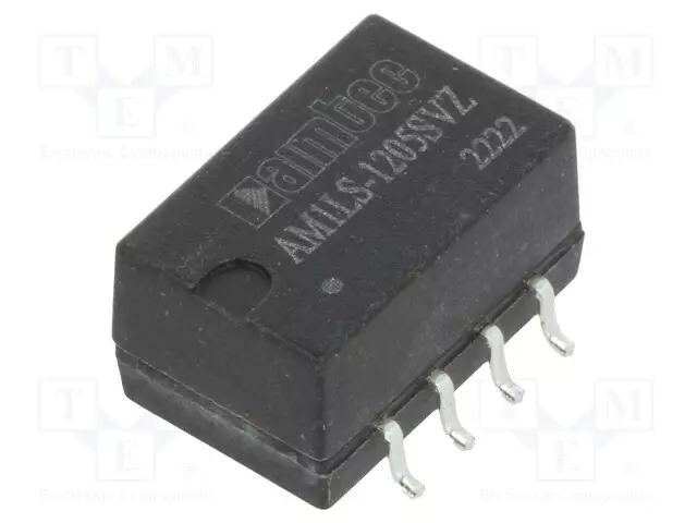 DC/DC MUUNNIN - 1W - TULOJÄNNITE 10,8÷13,2VDC - LÄHTÖJÄNNITE 5VDC - ILÄH: 200MA - SMT - DC/DC muuntimet - AM1LS-1205SVZ - 1