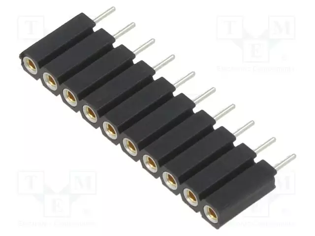 LIITIN: PIN - N LIITINAARAS - PIN: 10 - THT - 3A - 150V - BL 5 - SUORA - Piikkirimaliittimet - BL5.10Z - 1
