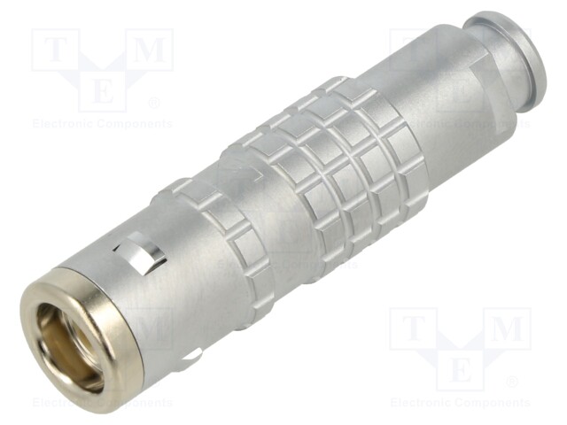 LIITIN: PYÖREÄT - 1E - PISTOKE - UROS - PIN: 3 - JUOTETTAVA - JOHTOON - 10A - LEMO liittimet - FFA.1E.303.CLAC40Z - 1