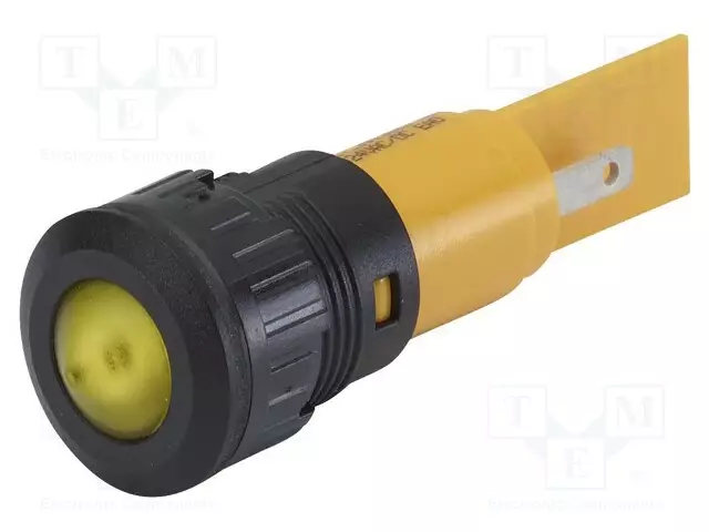 MERKKIVALO: LED - KARTIONUPPI - PUNAINEN - 230VAC - Ø16,2MM - 17 - 240MCD - Merkkivalot ja pienoislamput - 17-421230Z - 1