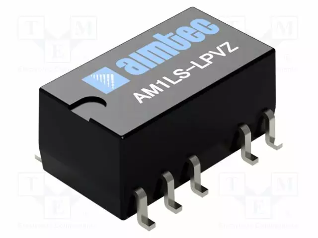 DC/DC MUUNNIN - 1W - TULOJÄNNITE 4,5÷5,5VDC - LÄHTÖJÄNNITE 3,3VDC - ILÄH: 303MA - 3KV - DC/DC muuntimet - AM1LS-0503SH30LPVZ - 1