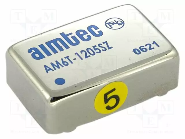 DC/DC MUUNNIN - 6W - TULOJÄNNITE 18÷36VDC - LÄHTÖJÄNNITE 7,2VDC - ULÄH2: -7,2VDC - DC/DC muuntimet - AM6T-2407DZ - 1