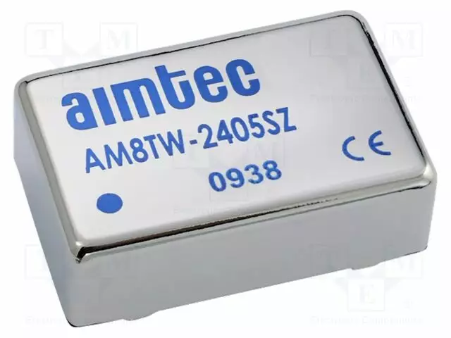 DC/DC MUUNNIN - 8W - TULOJÄNNITE 9÷36VDC - LÄHTÖJÄNNITE 3,3VDC - ILÄH: 2A - DIP24 - DC/DC muuntimet - AM8TW-2403SZ - 1