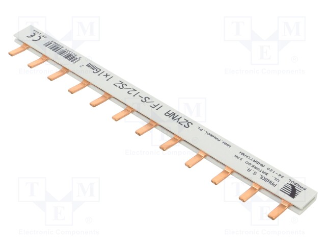 VIRTAKISKO - 16MM2 - NAVAT: 1 - UZNAM: 400V - RASTERI: 17,8MM - L: 210MM - Sulakeasennustarvikkeet - E.411612SZ - 1
