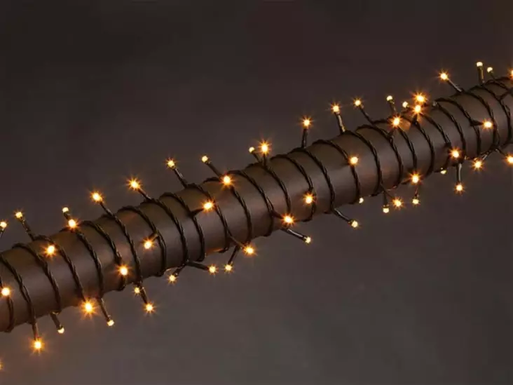 LUNA LED - 12 m - 160 arizona white lamps - green wire - modulator - 24 V - Jouluvalot ja sisustusvalot - V-LUN-12-A-24V-AW- - 1