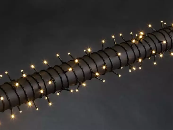 LUNA LED - 12 m - 160 white lamps - green wire - modulator - 24 V - Jouluvalot ja sisustusvalot - V-LUN-12-A-24V-UW- - 1