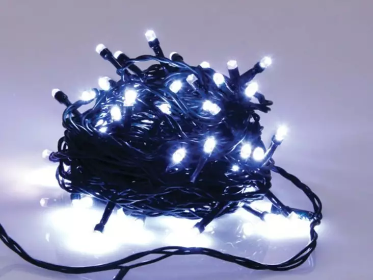 Maxilight LED - 8 m - 120 arizona white lamps - green wire - 24 V - OUTLET - MXL-LED-8-120-24V- - 1