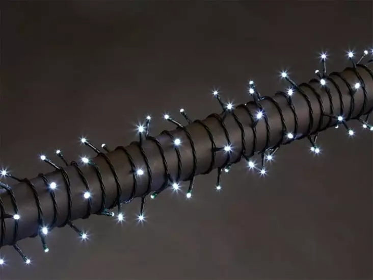 STELLA LED - 8 m - 120 white lamps - green wire - 24 V - Jouluvalot ja sisustusvalot - V-STE-08-S-24V-CW- - 1